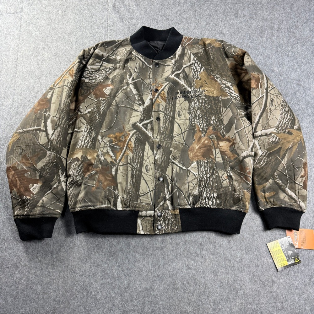 Vintage Realtree Camo Bomber Jacket Mens XL Hunting Outdoor Swingster *Logo*